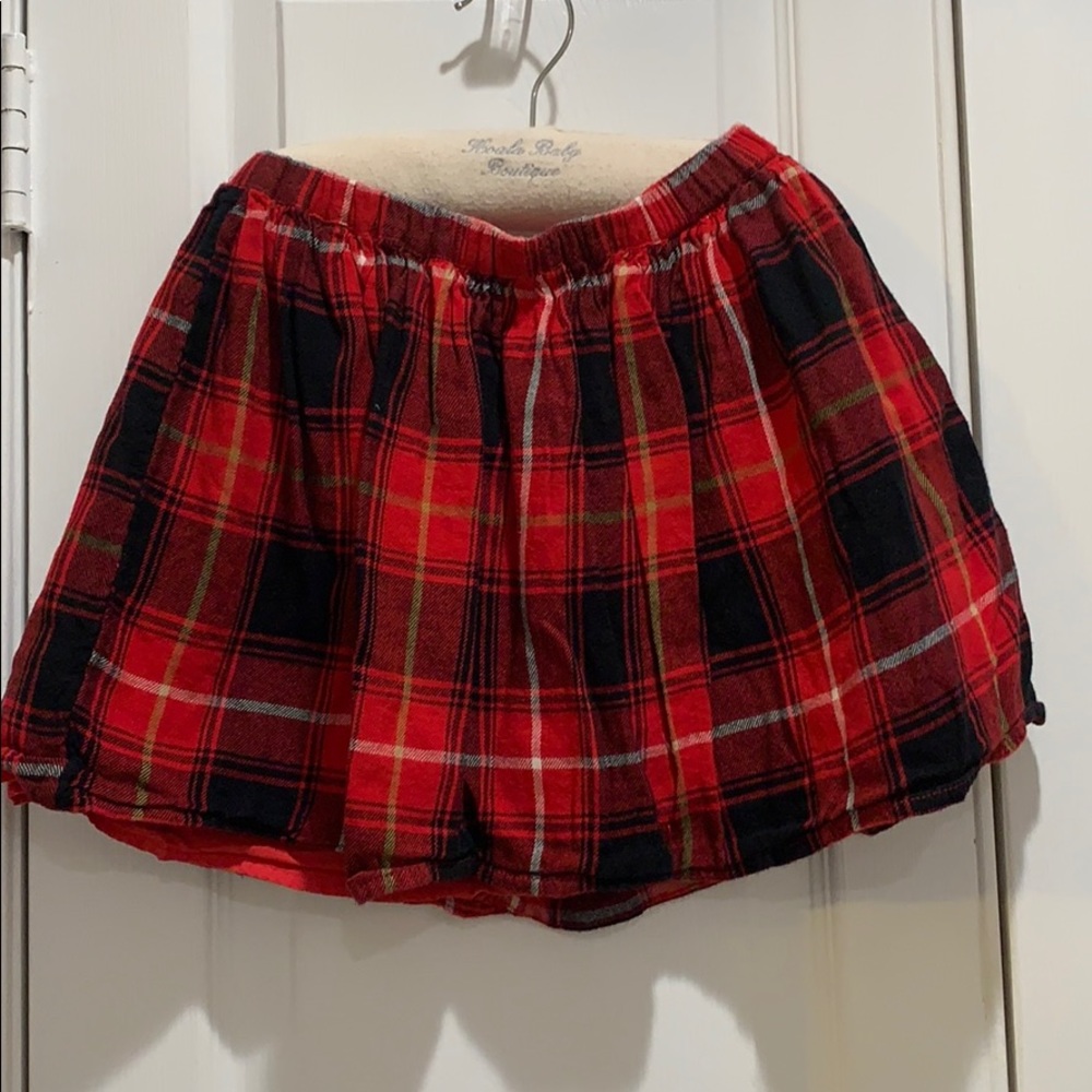 Girls Plaid Gap Skirt Size Medium